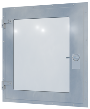 H500 Glazed external escape hatch